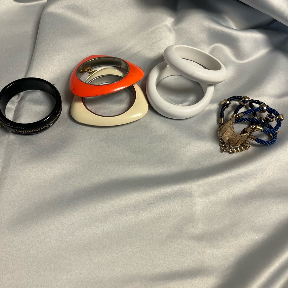 3 for $25. Black and Orange Accessory Set with Bold Design